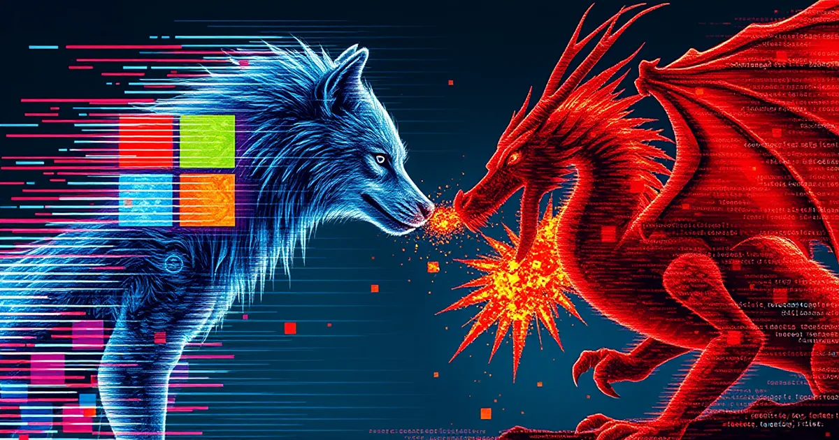 Ein Microsoft Drache